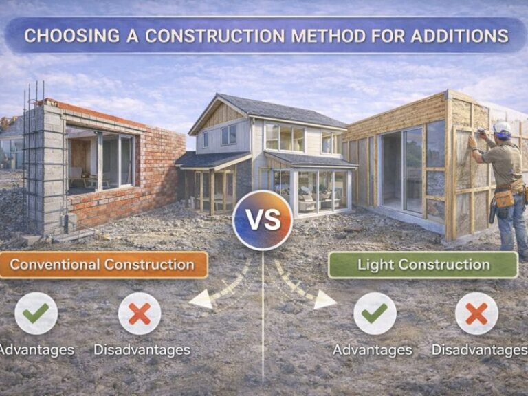 בחירת שיטת בנייה לתוספת בנייה