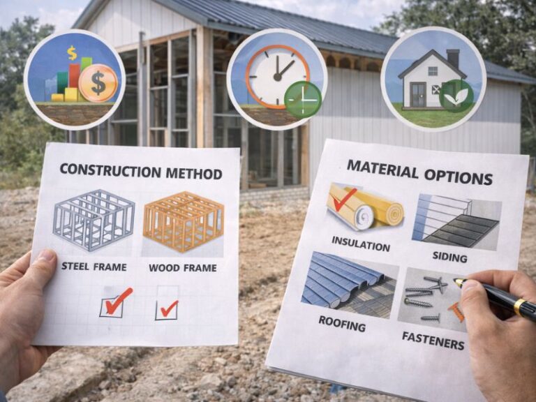 בחירת שיטת הבנייה והחומרים בבנייה קלה _