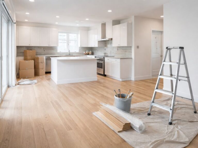 דירה לאחר שיפוץ קומפלט לקראת סיום העבודה