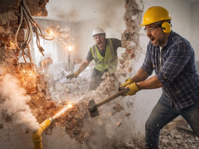 הסיכונים שבהריסת קירות ללא בדיקה מוקדמת​