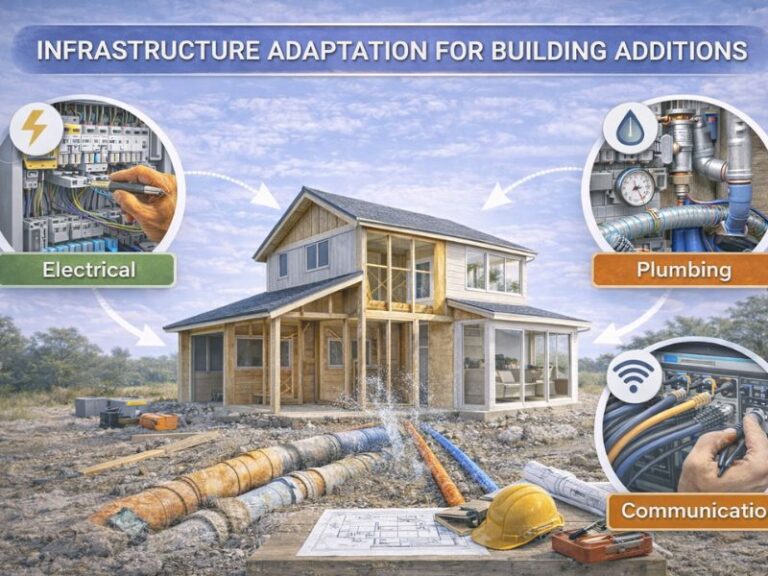 התאמת תשתיות לתוספות בנייה
