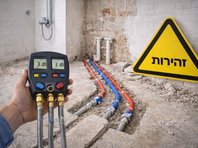 חשיבות בדיקות לפני סגירת קירות וריצוף