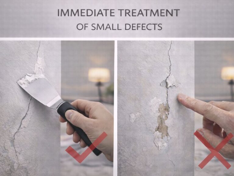 טיפול מיידי בפגמים קטנים