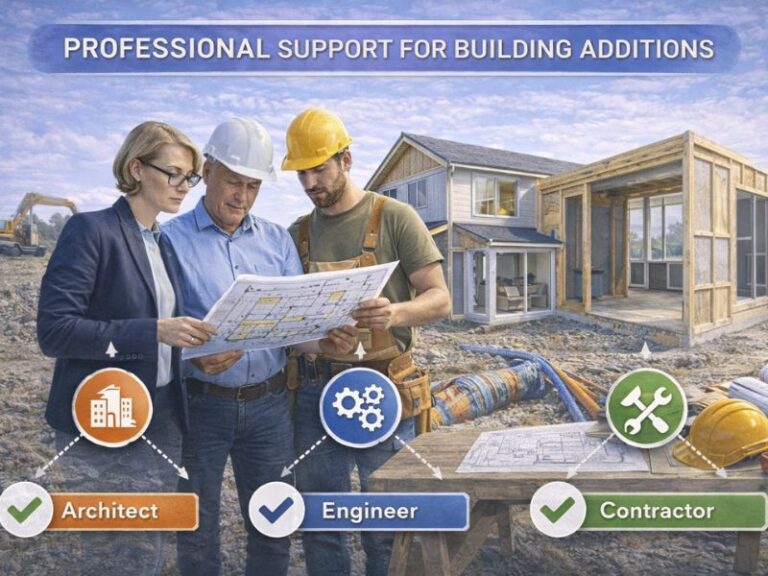 ליווי מקצועי בתוספות בנייה