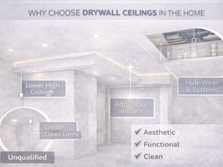 למה לבחור תקרת גבס בבית