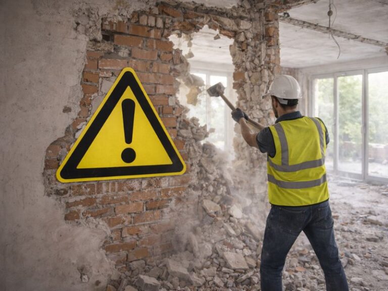 סדר עבודה נכון בעבודות הריסה