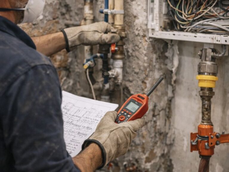 ניתוק תשתיות לפני עבודות הריסה