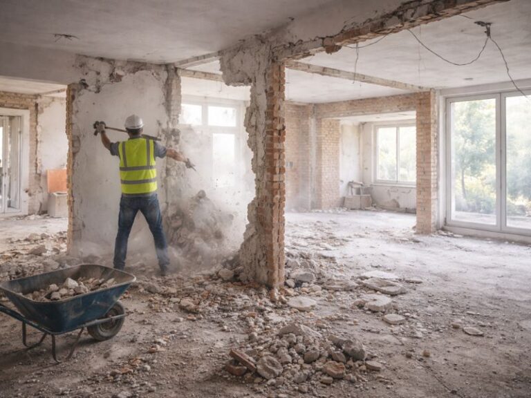 עבודות הריסה בשיפוץ