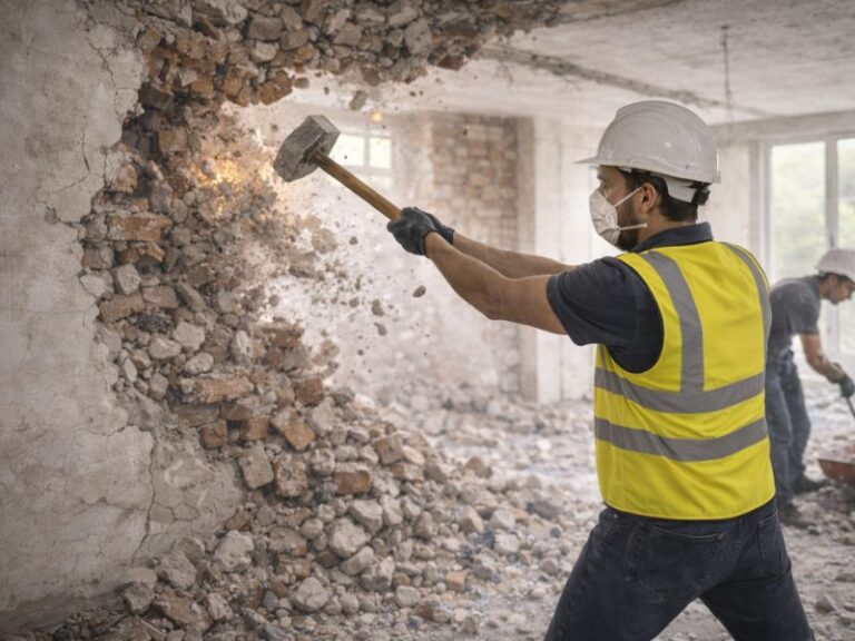 עבודות הריסה - הריסת קירות