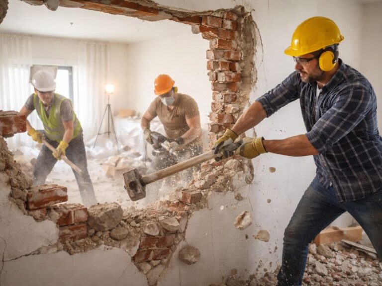 תזמון נכון של הריסת קיר